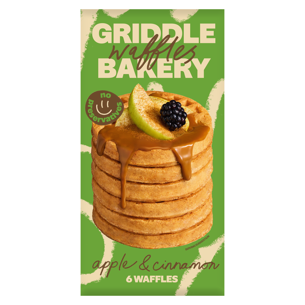 Apple & Cinnamon Wholegrain Waffles