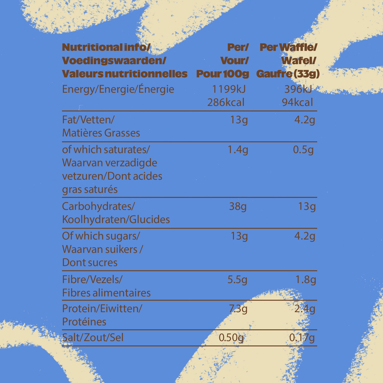 Blueberry Wholegrain Toaster Waffles